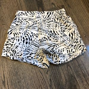 Printed cotton shorts